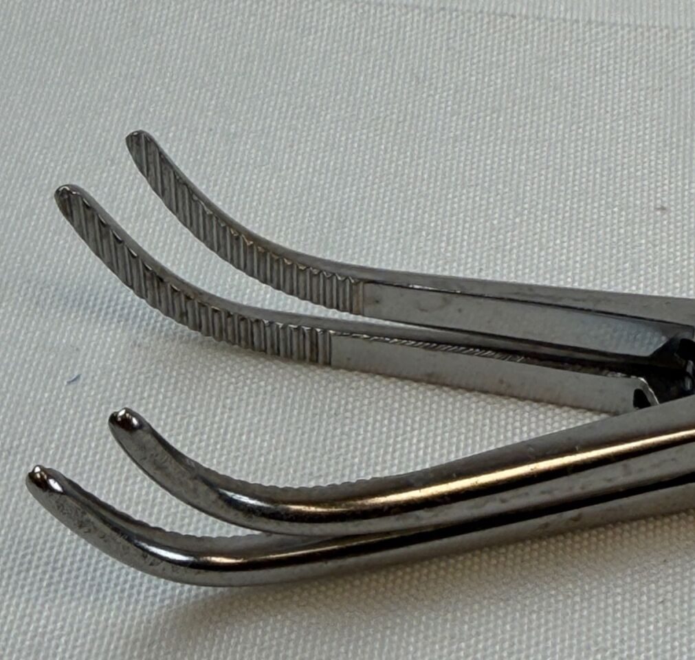 PILLING WECK 496110 Lahey Dissecting Forceps Strong Curve Serrated Jaws — photo 4