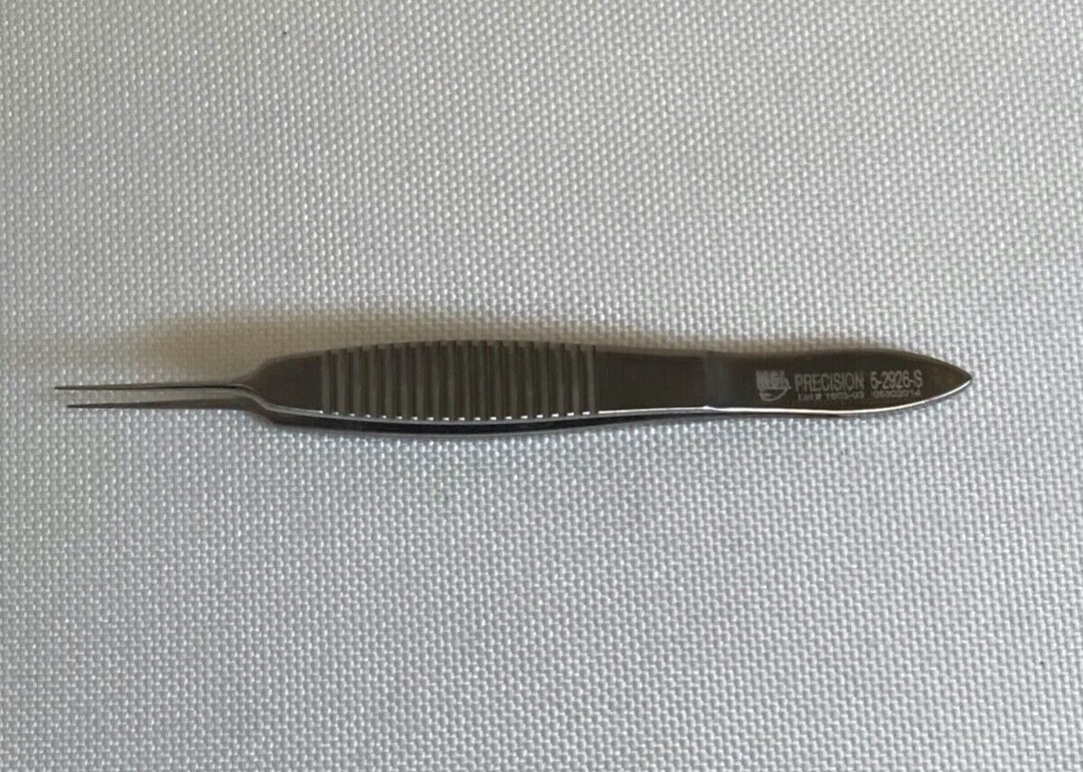 MSI PRECISION 5-2926-S Kelman-McPherson Tying Forceps 5mm Platforms Ophthalmic — photo 1