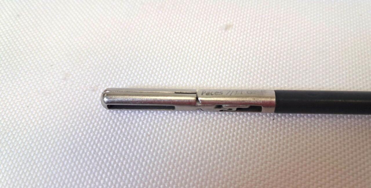 ENDOPLUS  5mm Modular Steel Handle with Rotation Dorsey Fenestrated D/A Grasper — photo 4