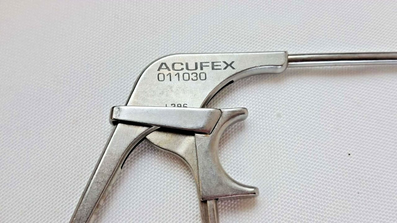 ACUFEX 011030 Straight Arthroscopic Tissue Tensioner Grasper Forceps — photo 4