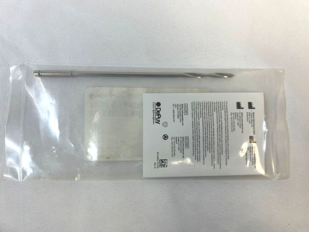 DEPUY BIOMET 8290-32-070 S-Couple Drill Bit 3.5mm X 70mm