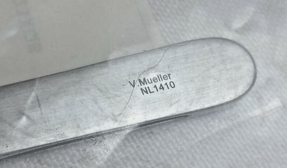 V. MUELLER NL1410 Adson Dressing Forceps Serrated 4-3/4" (12.1cm) — photo 2