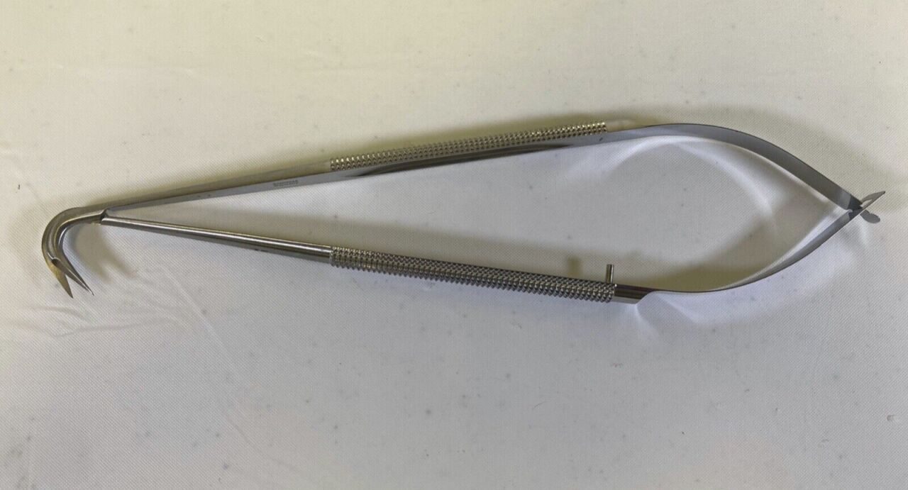 MEDLINE MDS4431312 Jacobson Micro Scissors Round Spring Handle 125deg x 7"
