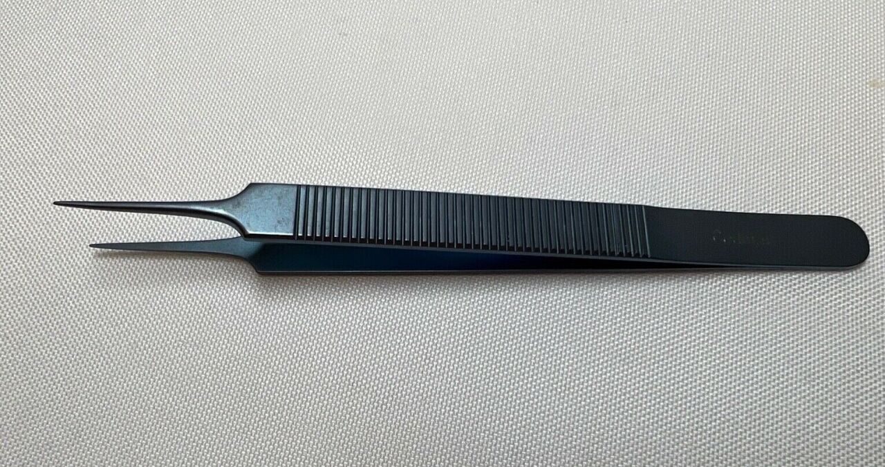 CODMAN 80-1500 Malis Titanium Straight Blunt Tip Forceps — photo 2