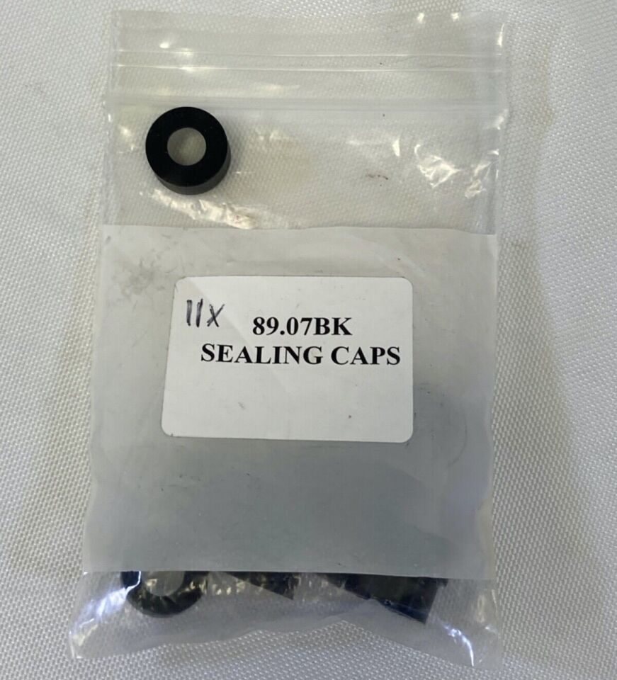 R. WOLF 89.07BK 9-9.5mm Black Sealing Caps Silicone Seals — photo 1