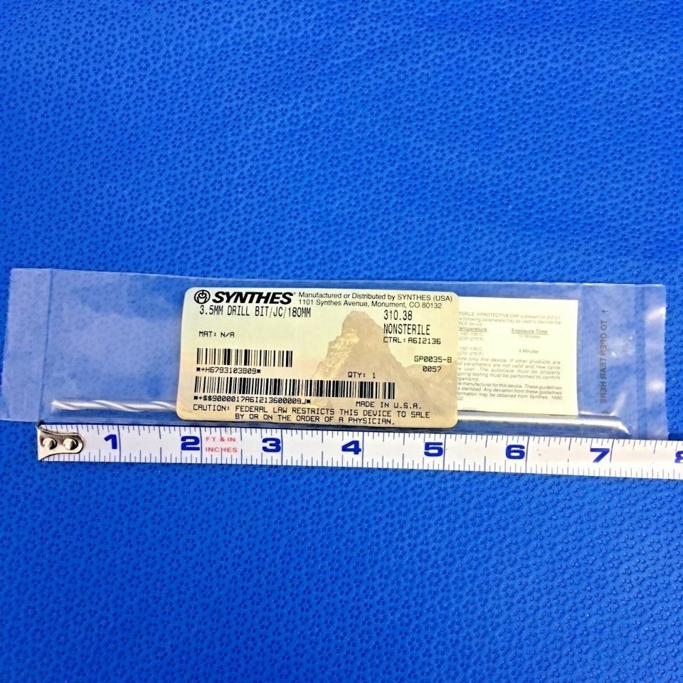 SYNTHES 3.5mm  / JC 180mm 310.38 Drill Bit — photo 5