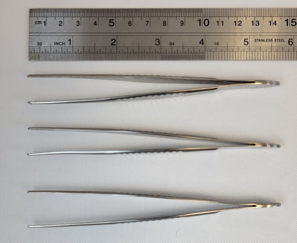 PADGETT P4187 Set of 3 Extra Fine Dressing Forceps, Straight, 5-5/8" — photo 6