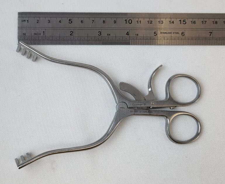 CODMAN 50-1197 Weitlaner Retractor, Blunt, 3x4 Prongs, 6-1/2" — photo 10