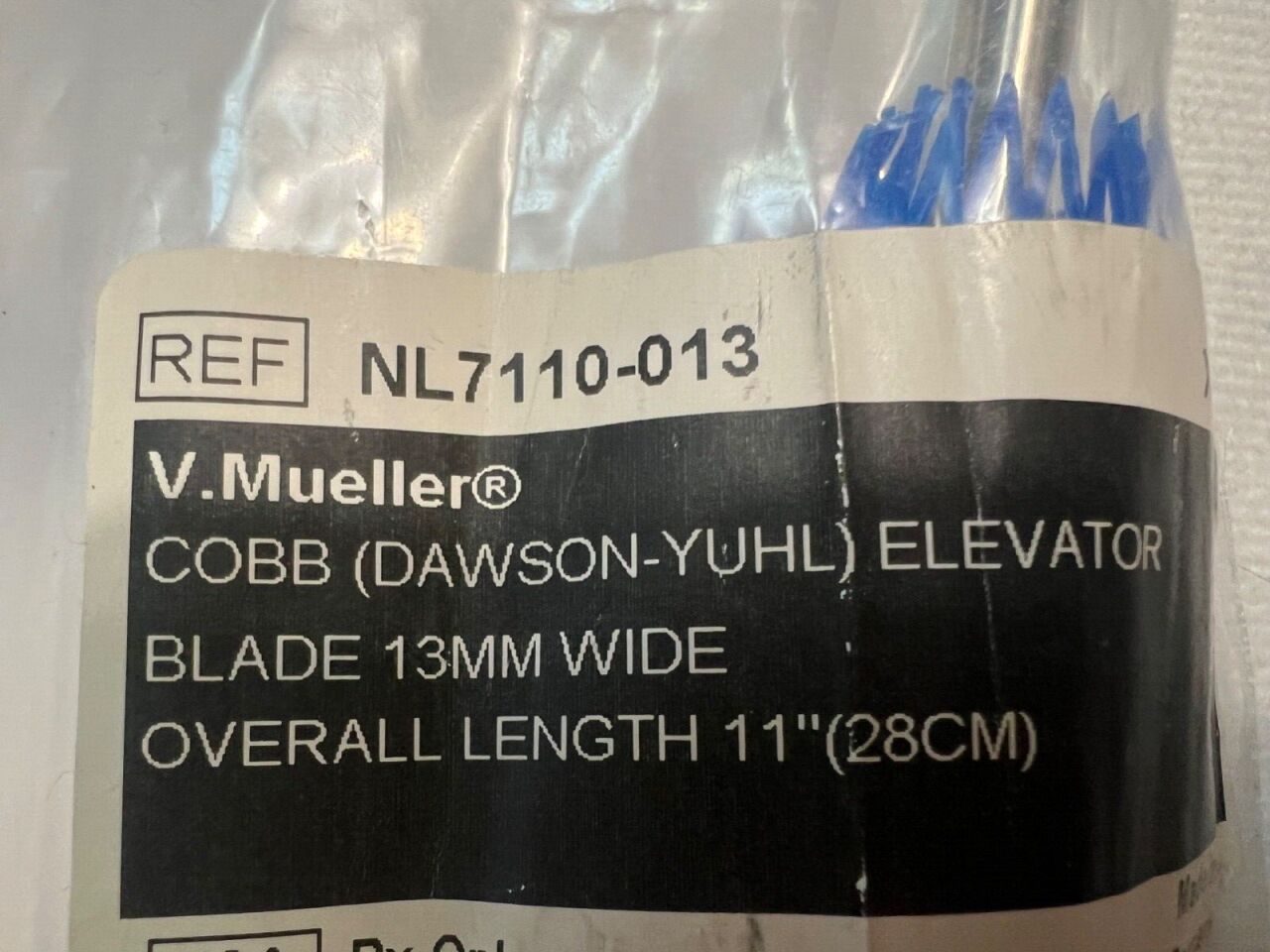 V. MUELLER NL7110-013 Cobb Dawson-Yuhl Elevator 13mm Blade X 11" Length — photo 3