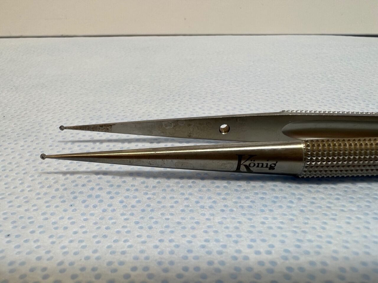 KONIG MDG14225941 Precise Touch Micro Forceps 1mm Ring Tip — photo 4