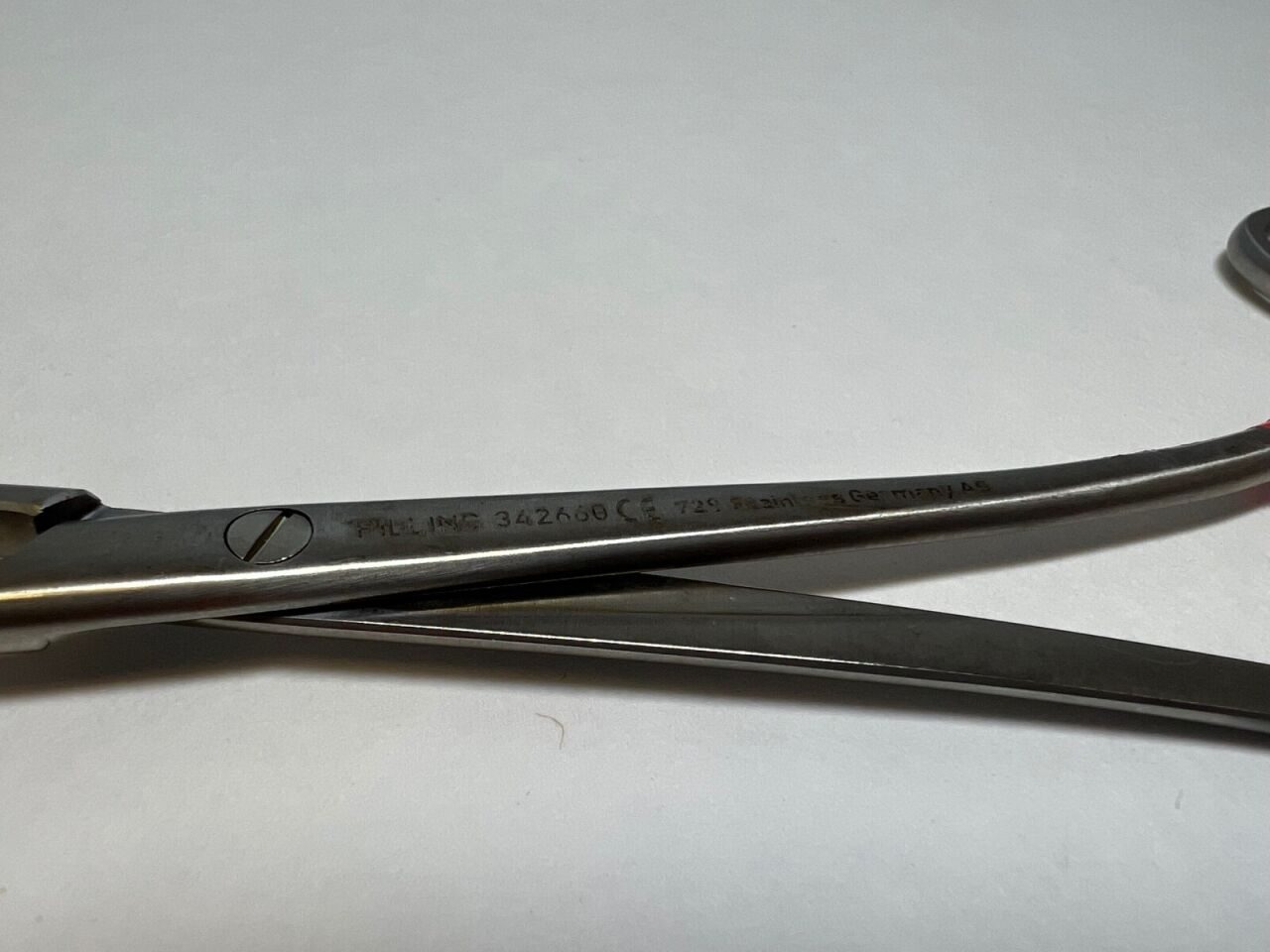 PILLING 342660 Collins Lung Tissue Forceps 1/2" Wide — photo 3