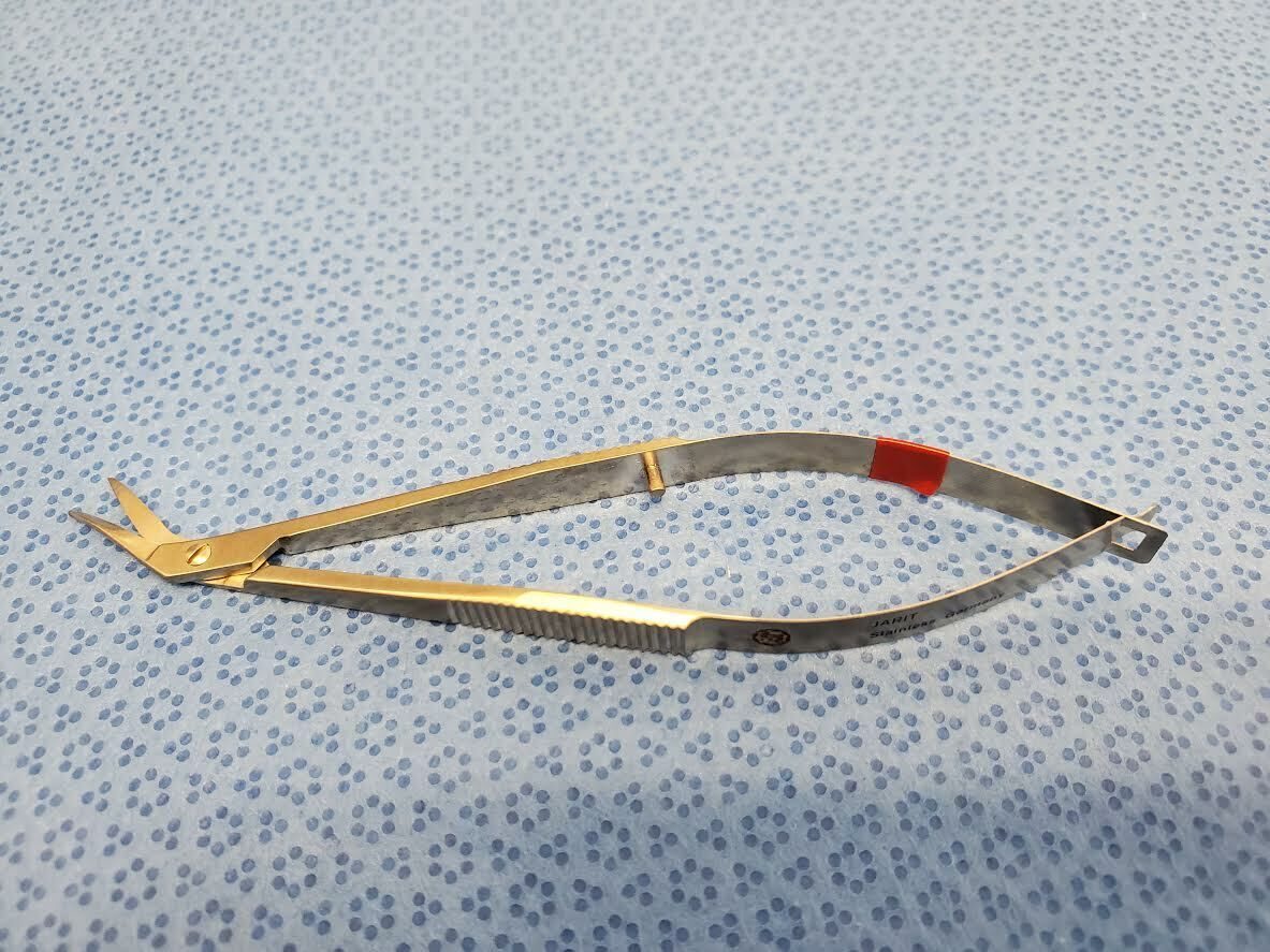 JARIT  Left Curved Corneoscleral Ophthalmic Scissors
