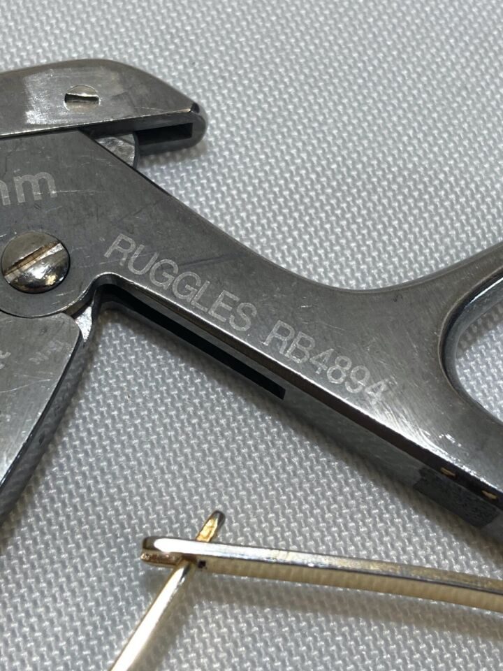 INTEGRA RUGGLES RB4894 Micro Stealth 4mm x 40deg Up x 8" Kerrison Rongeur Neuro — photo 2