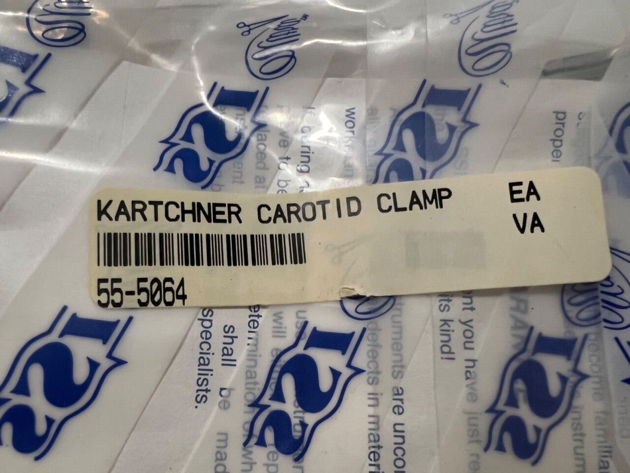 SYMMETRY 55-5064 Kartchner Carotid Clamp 6-1/4" Length — photo 3