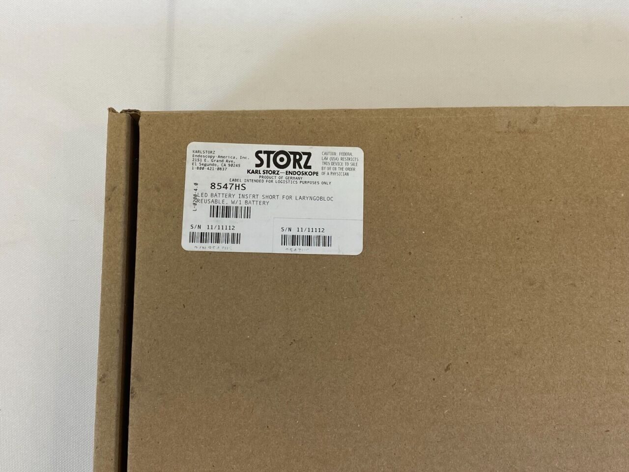 KARL STORZ 8547HS LED Battery Insert For Laryngobloc — photo 6