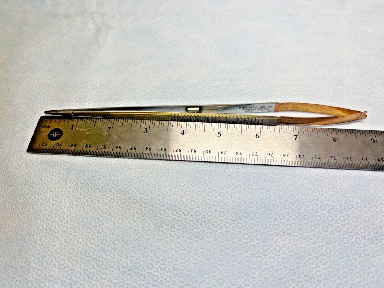 V. MUELLER CH8591001 Jacobson Tungsten Carbide Needle Holder 8-3/4" Spring Lock — photo 5