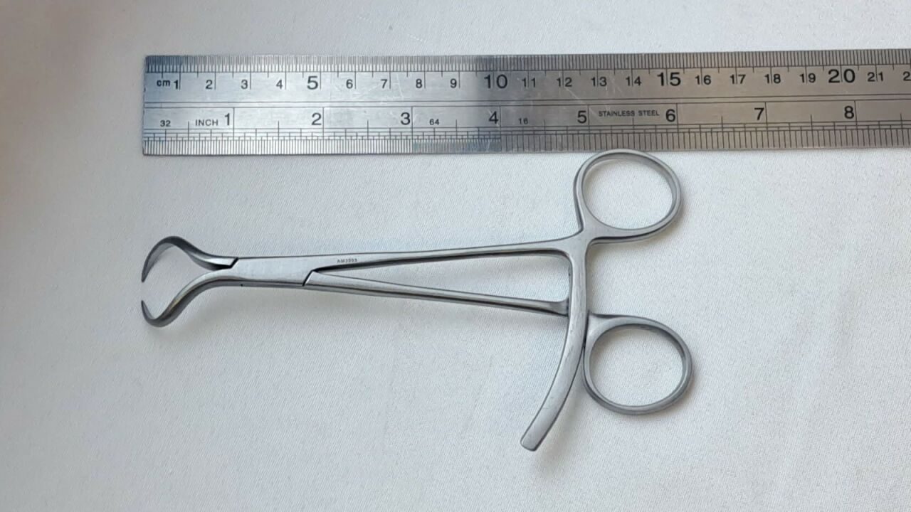 JARIT 225-139 Reduction Forceps Curved 6" Ratcheting Handle — photo 5