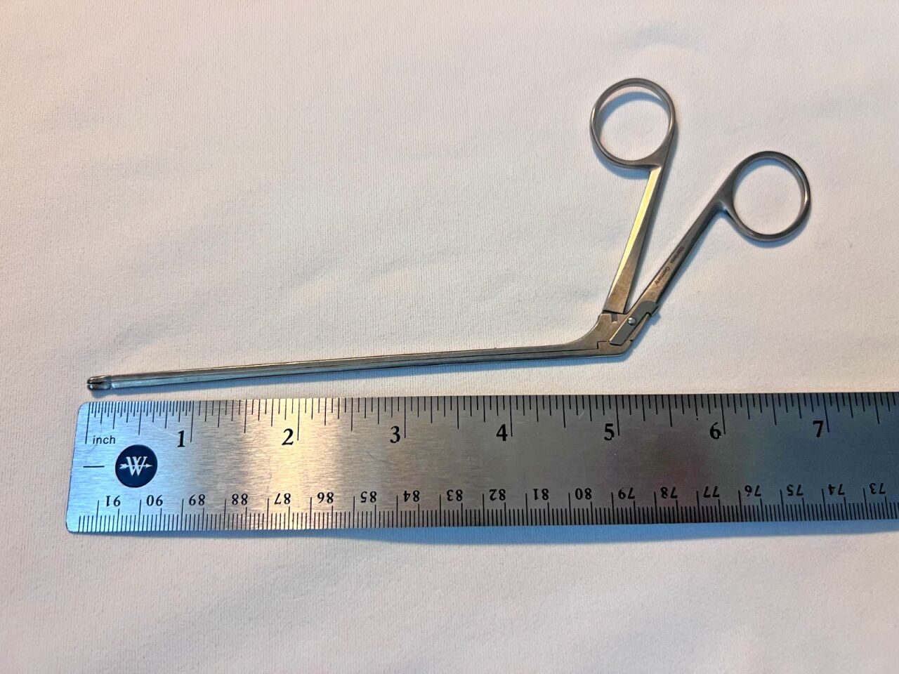 AESCULAP Rhoton-Style Micro Forceps MF436R Rhoton-Style Micro Tumor Forceps 3mm Cup Jaws Neurology — photo 5