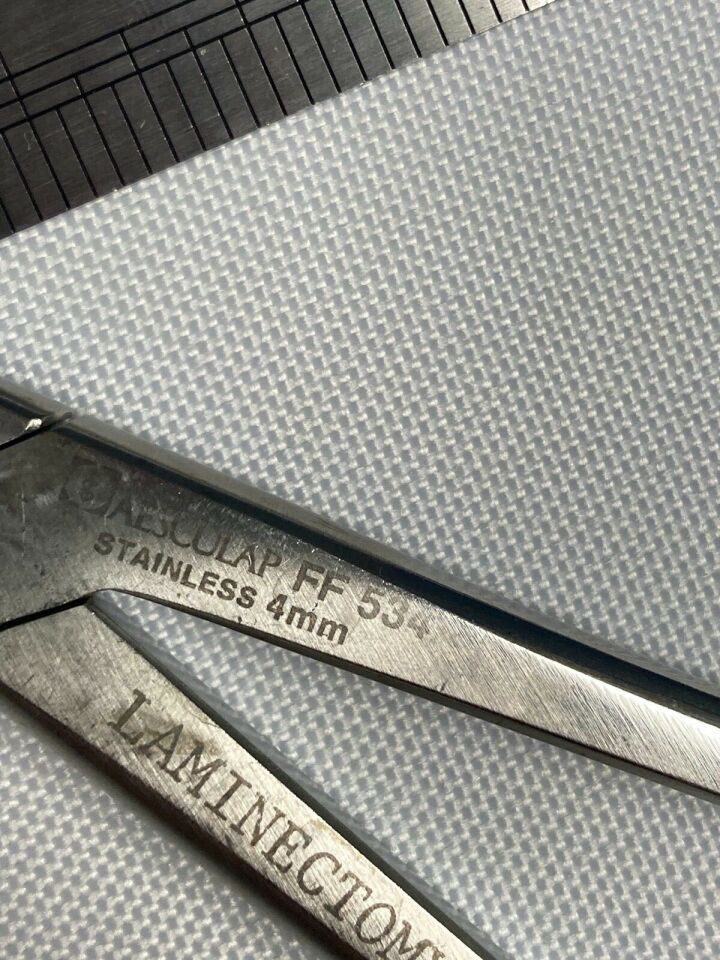AESCULAP FF534 Caspar Rongeur Straight 4mm x 14mm x 6" w/ Teeth — photo 2