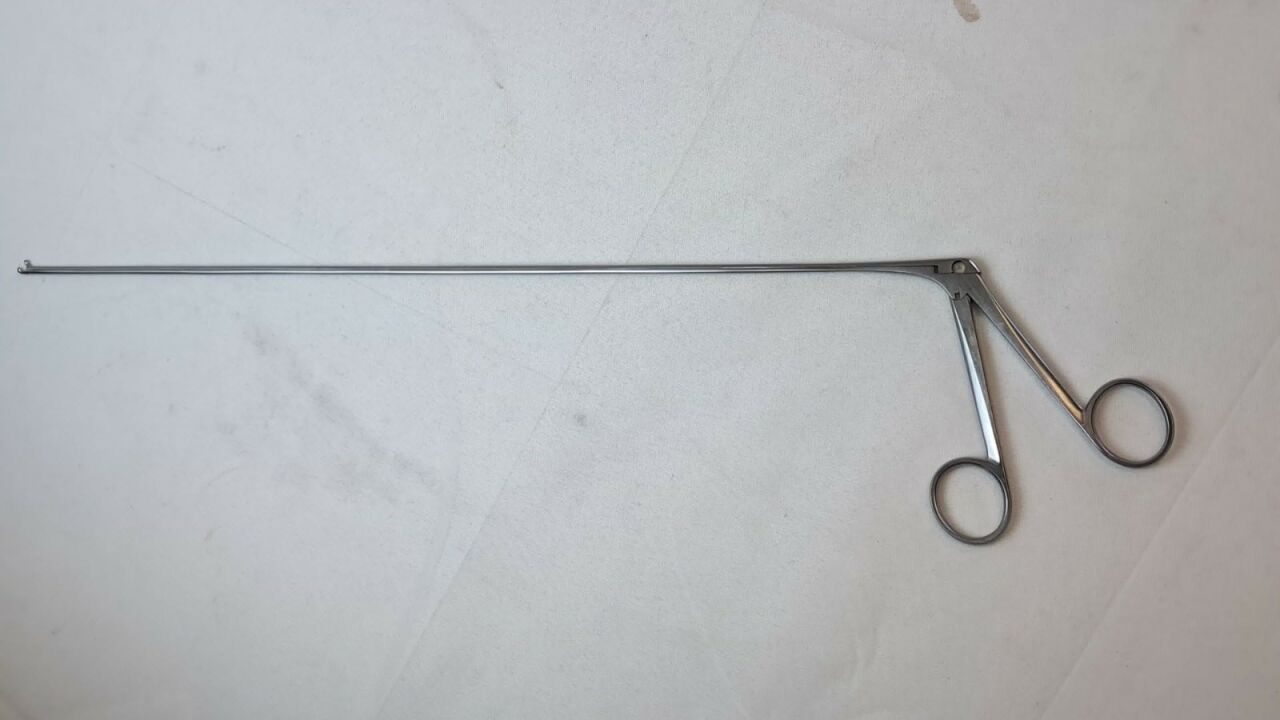 PILLING 50-5168 Biopsy Cup Laryngeal Forceps Angled 2mm 18-3/4" ENT — photo 2