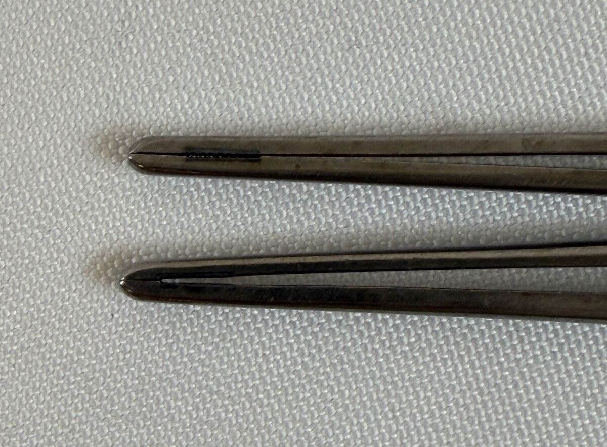 SONTEC 2200-092 DeBakey Needle Pulling Forceps T/C Serrated 2mm x 9.5" — photo 7