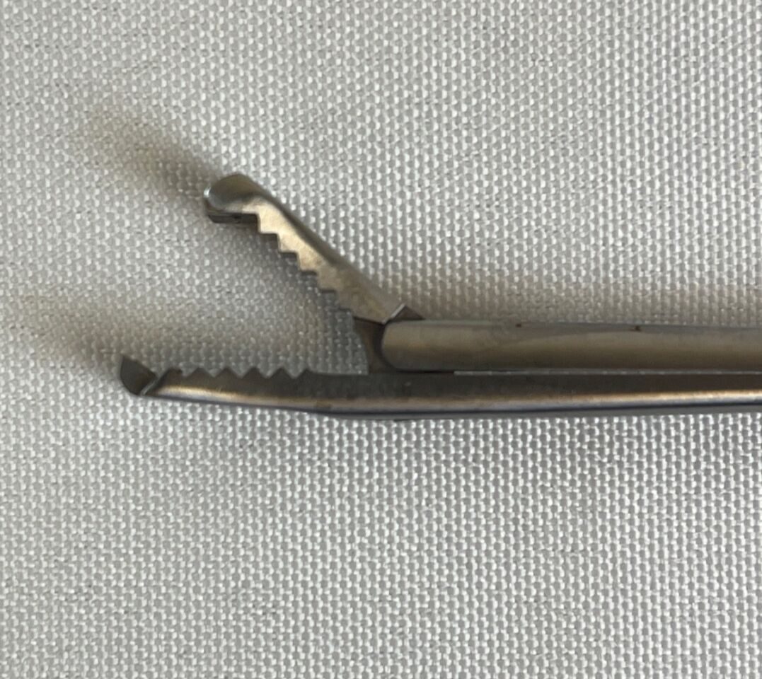 PILLING 202970 Straight 30cm Barron Hemorrhoid Alligator Seizing Forceps — photo 3
