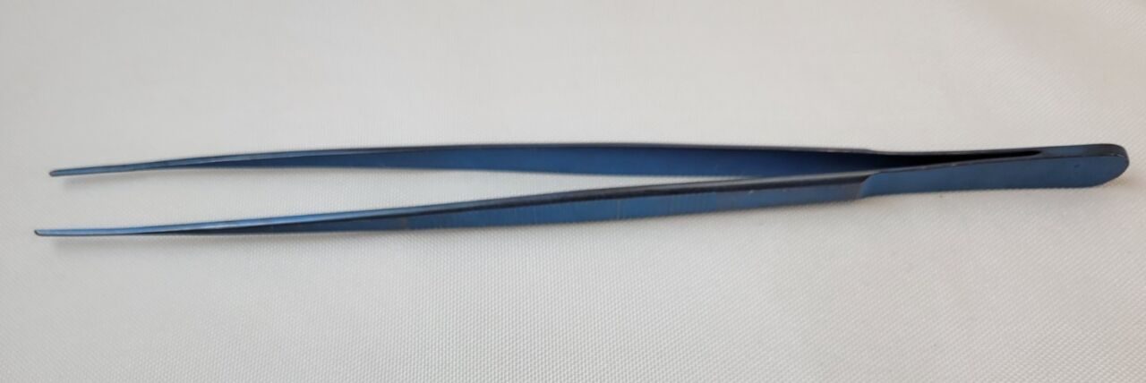 V. MUELLER CH5887-T DeBakey-Diethrich Vascular Tissue Forceps, Serrated, 9.5" — photo 1