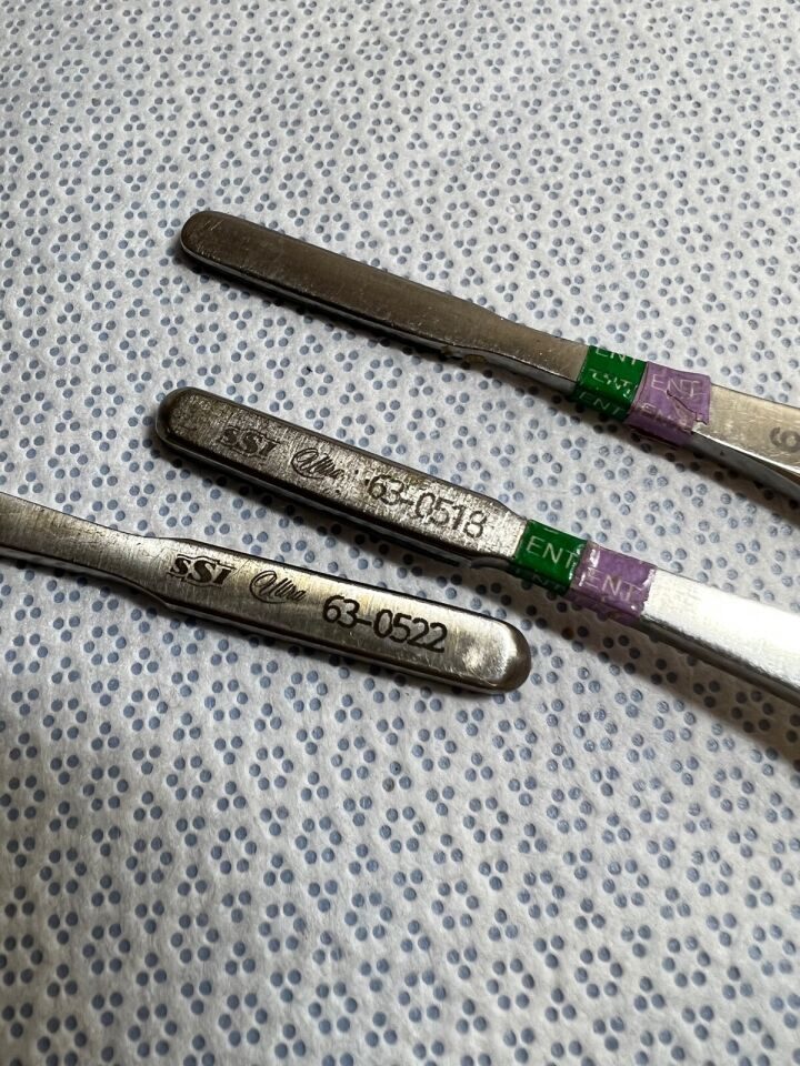SYMMETRY SURGICAL SSI Ultra Symmetry Set of 3 Tungsten Carbide Rasps Surgical ENT — photo 2