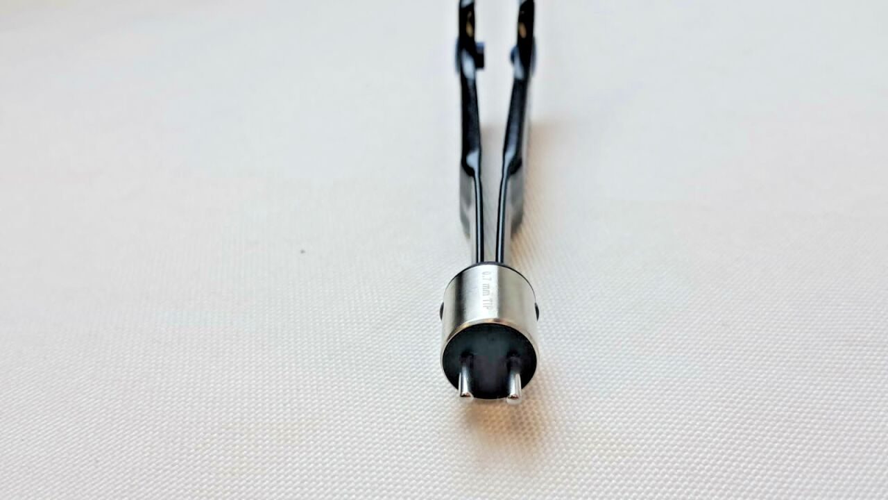 STRYKER 6750-250-507 SILVERGlide Non-Stick Bipolar Forceps 45deg UP 0.7mm w/ Case — photo 7