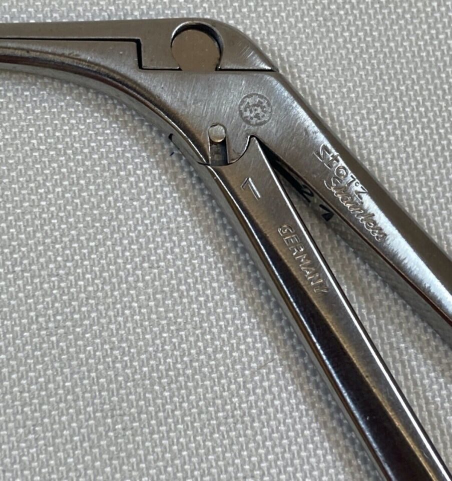 KARL STORZ  2mm x 9mm x 4.25" Oval Cup Jaw Nasal Sinus Forceps ENT — photo 2