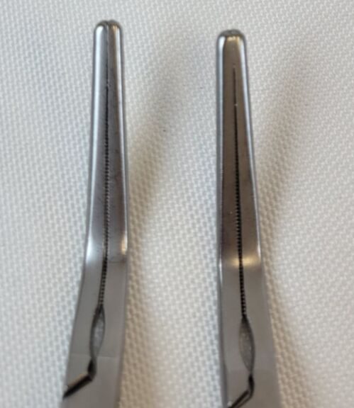 JARIT 320-460 DeBakey Multi-Purpose Clamp 30deg Angle 6-1/2" - Set of 2 — photo 2