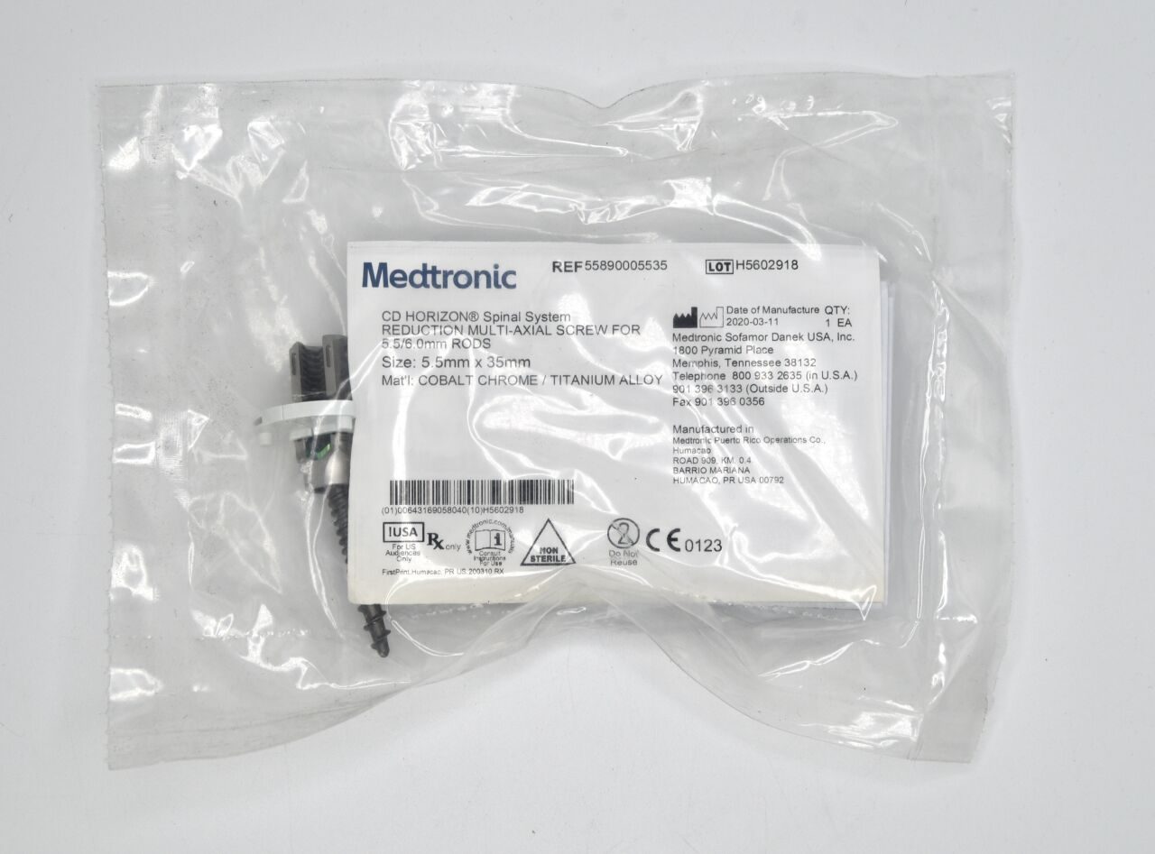 MEDTRONIC 5589005535 CD HORIZON SPINAL SYSTEM REDUCTION MULTI-AXIAL SCREW, REFERENCE