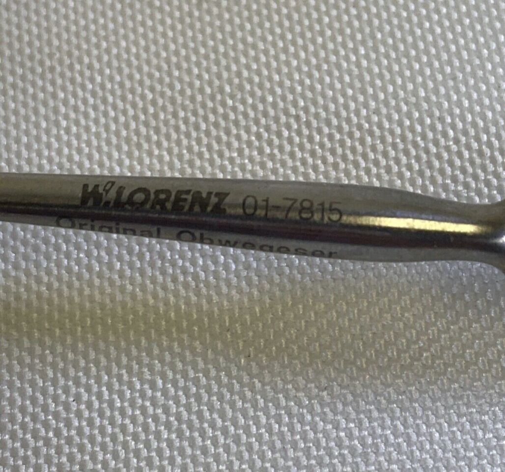 W. LORENZ 01-7815 Obwegeser Periosteal Elevator Straight & Curved Ends 21.5cm — photo 4