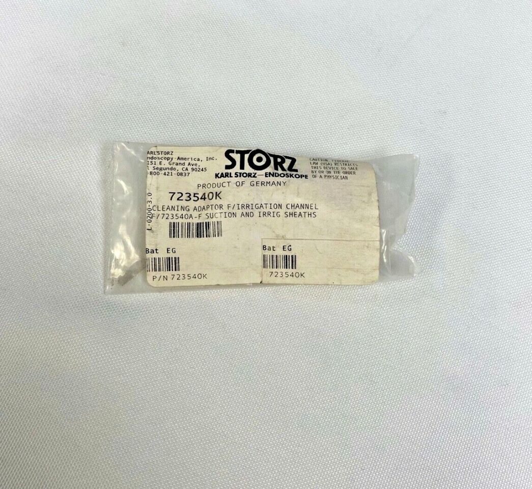 KARL STORZ 723540K Cleaning Adaptor for Irrigation Channel