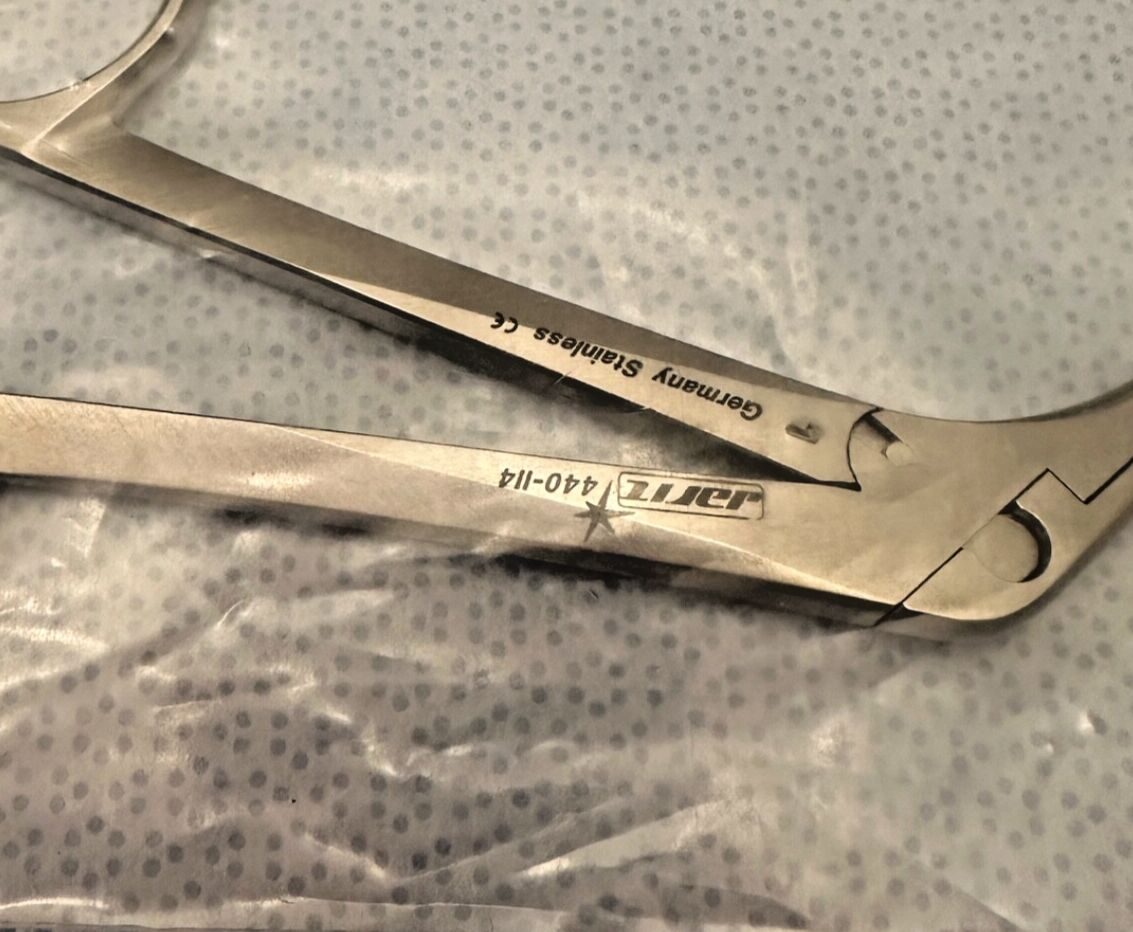 JARIT 440-114 Blakesley Forceps Fenestrated Straight WL 4-1/2" — photo 8