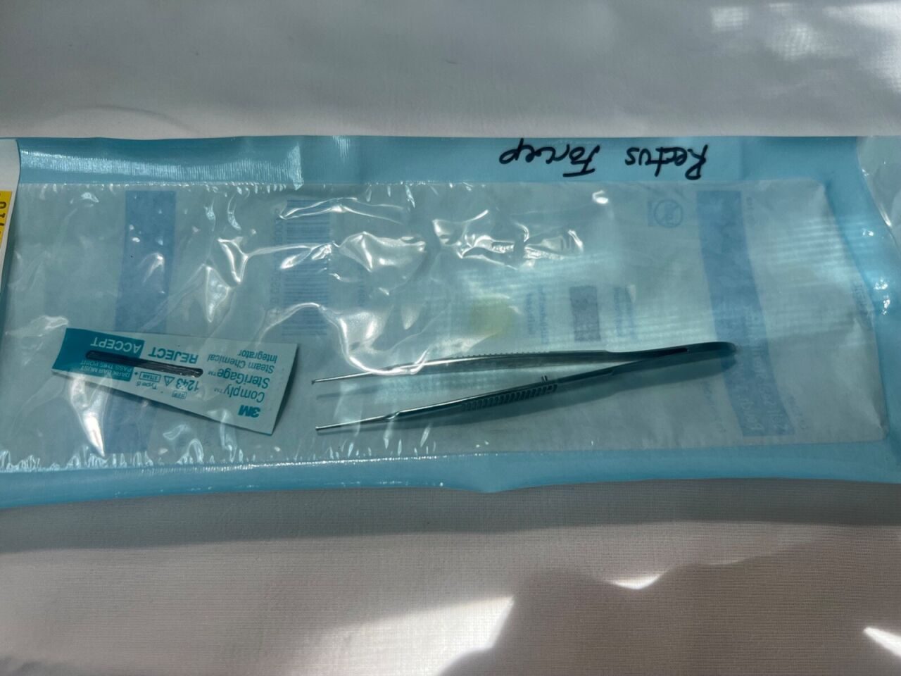 KARL STORZ E-6768 Lester Fixation Forceps 1x2 Teeth 3-3/4" Length Ophthalmic — photo 5