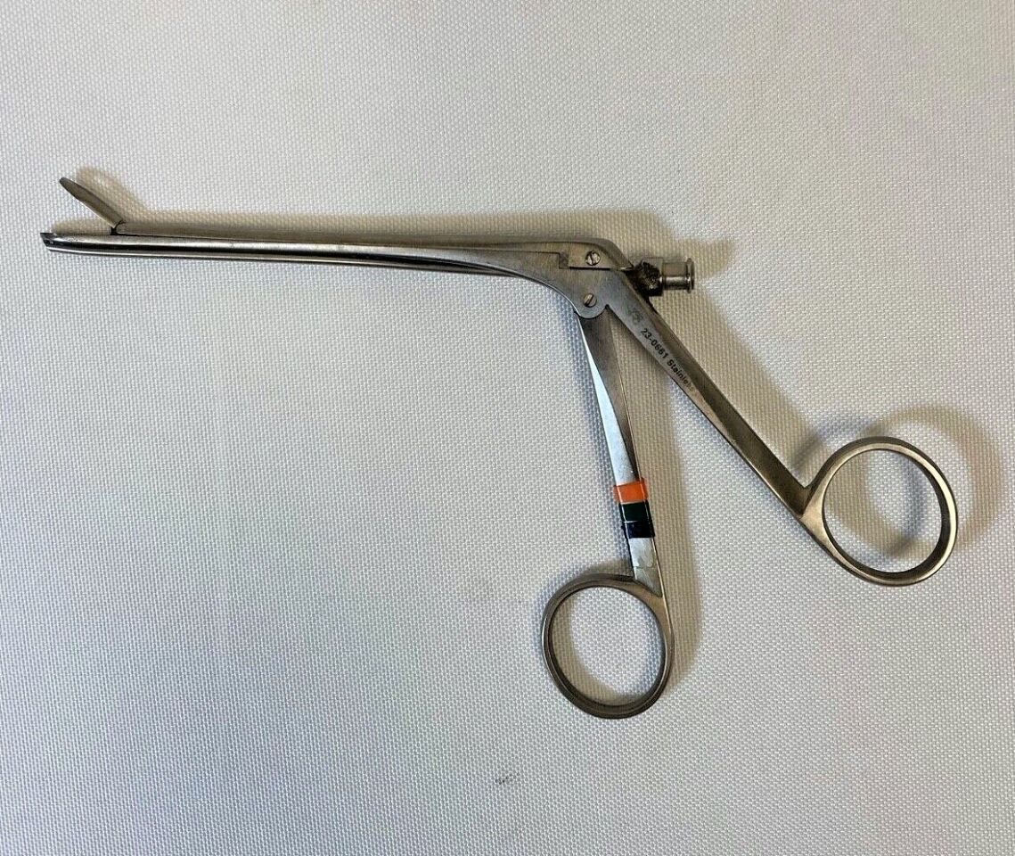 RICHARDS 23-0661 Straight Size 2 Nasal Forceps ENT Blakesley Suction Nasal Forceps