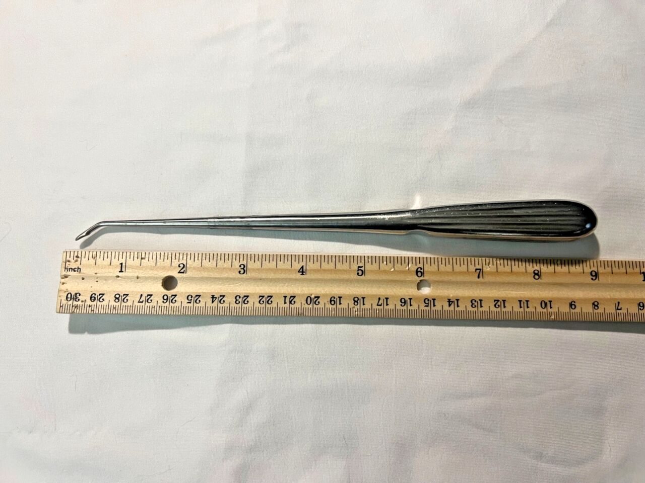 V. MUELLER OS993-004 Size 1 Straight Bruns Curette 4.7mm Cup 9" Length — photo 4