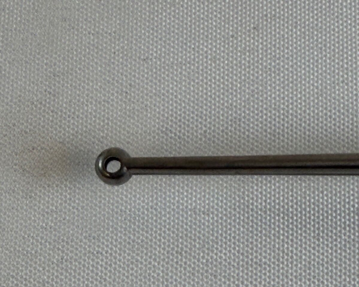AESCULAP FD202 Microform Bayonet Tumor Forcep 5mm Fenestrated Cups x 240mm — photo 5