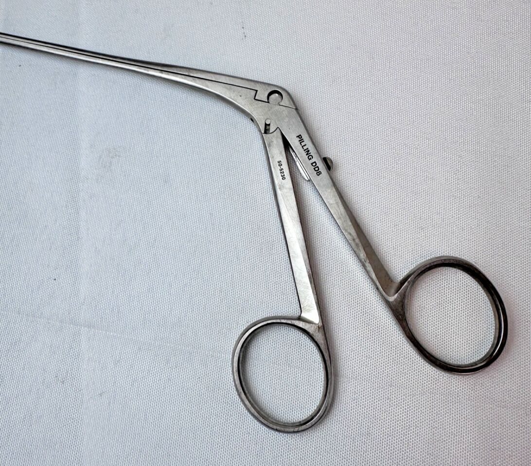 PILLING 50-5230 Patterson Forceps 11in. X 4mm Jaw — photo 5