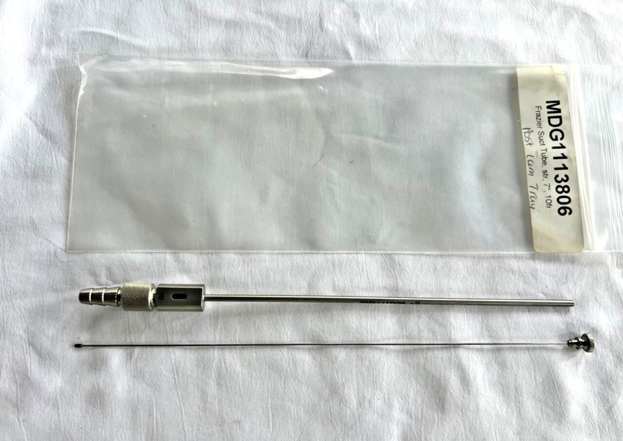 KONIG MDG1113806 Frazier Slotted Suction Tube 10French Straight 7" Length