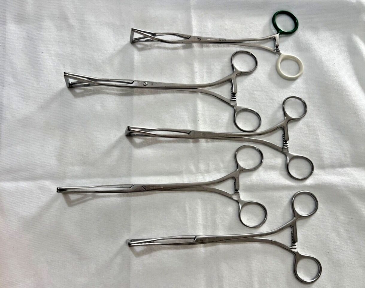 PILLING WECK 8" Duval Lung Tissue Forceps Set of 5 — photo 1