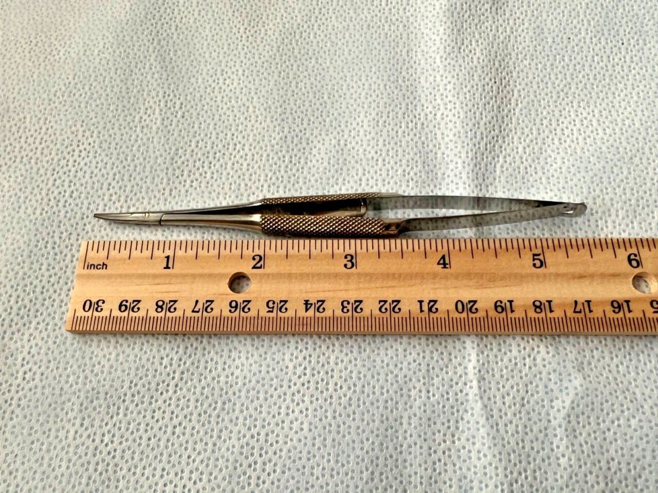 STEPHENS S6-1005 Barraquer Curved Locking Needle Holder 5-1/2" Length — photo 5