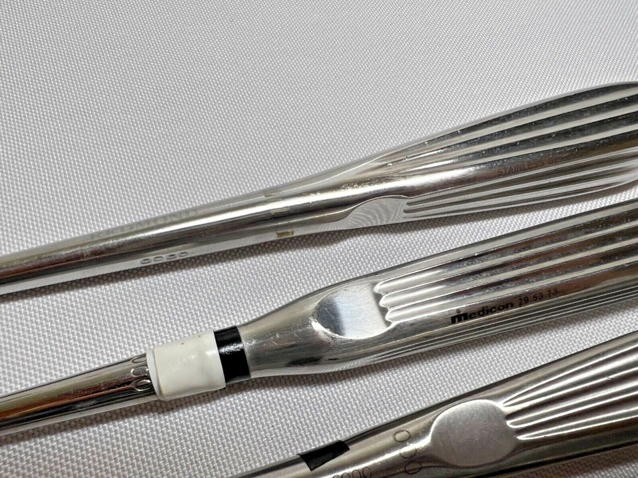 JARIT Set Of 5  Medicon Zimmer V.Mueller Bone Cup Curettes Spinal Orthopedics — photo 5