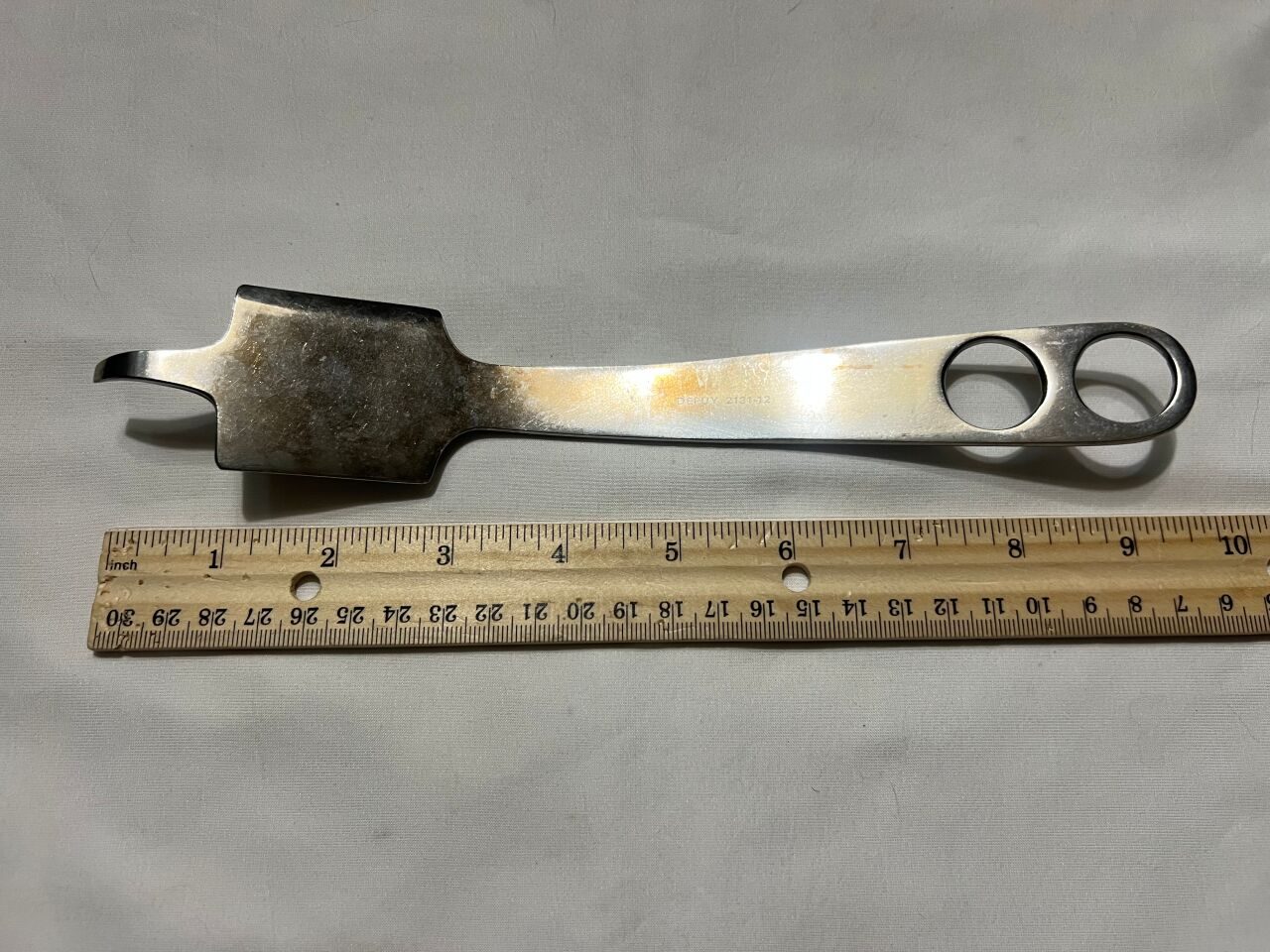 DEPUY 2131-12 Hohmann Retractor 11mm Blunt Tip — photo 2