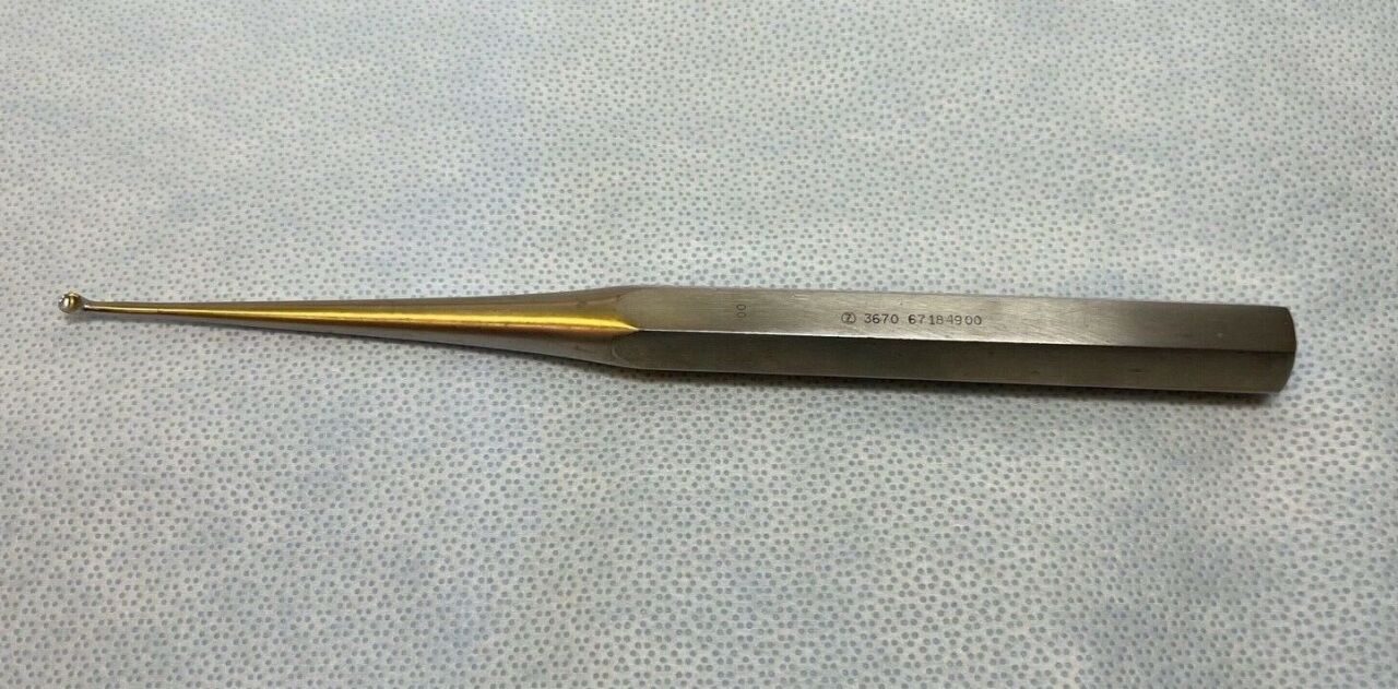 ZIMMER 3670 9" Size 00 Brun Bone Curette Size 00 — photo 1