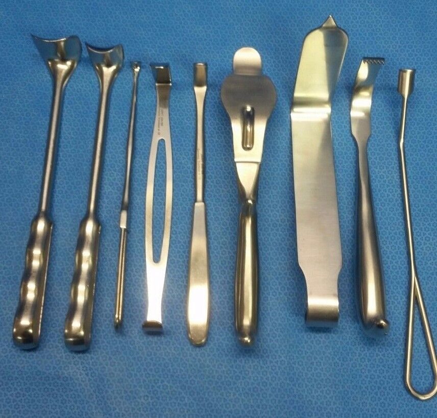 JARIT lot of 9 Surgical Retractors