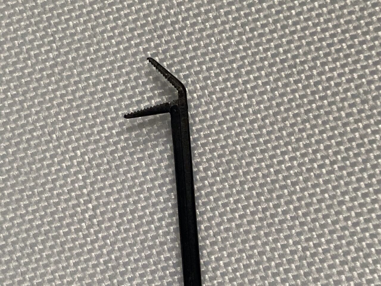 RICHARDS Ear Ebony Finish Upturned 45deg Jaw Grasping Forcep — photo 6