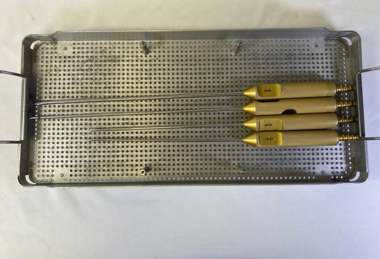 4 Piece w Toomey Connection & Thumb Holes 3 Hole Spatula Cannula