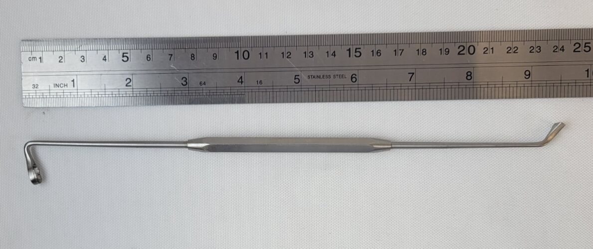 JARIT 400-322 Coakley Sinus Curette Double Ended 90deg and Slightly Angled Tips — photo 10